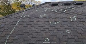 Signs-of-hail-damage-on-a-roof